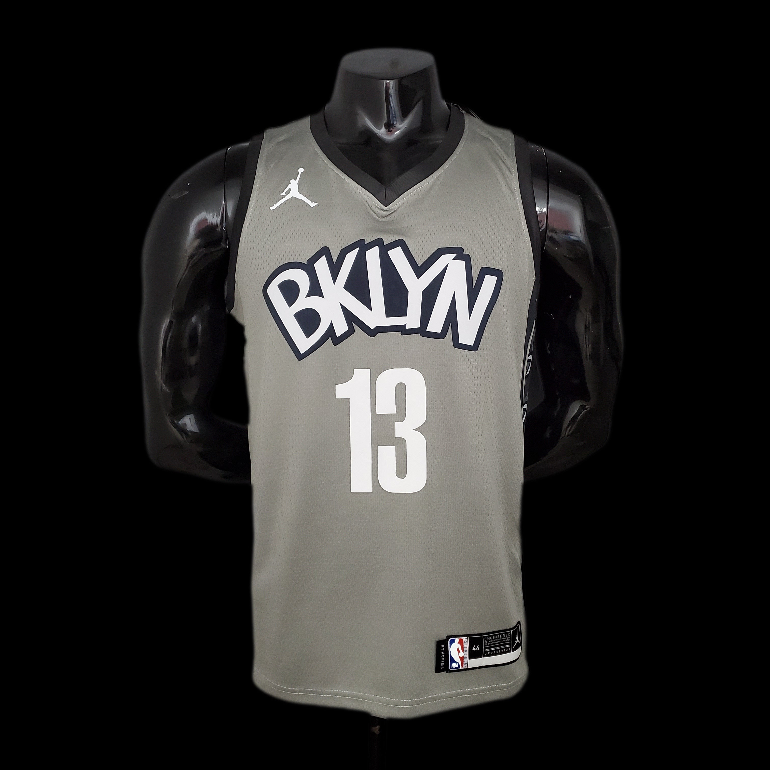Harden#13 Brooklyn Nets City Edition Gray NBA Jersey Size: S-XXL
