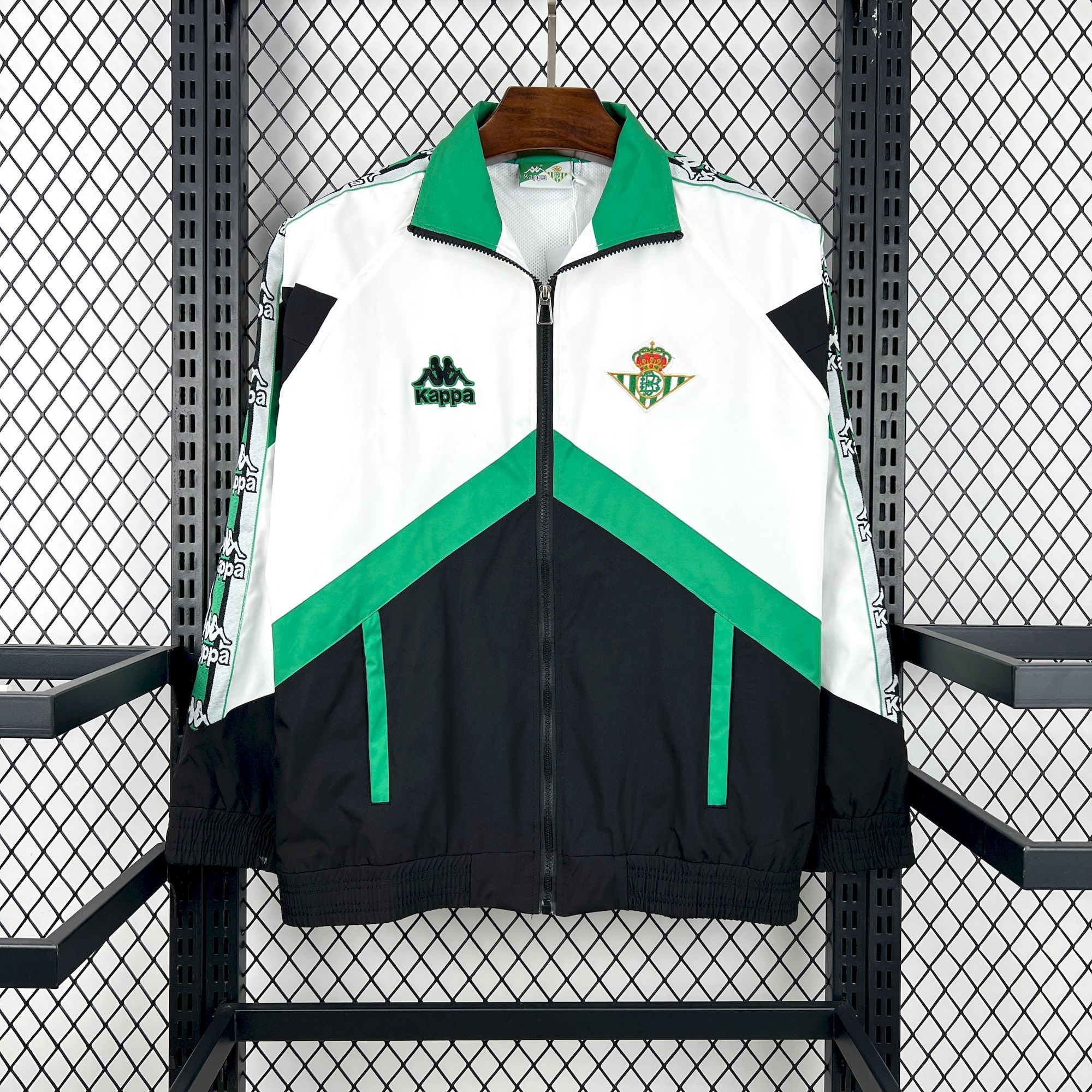 Mens Real Betis 1995/96 Retro Windbreaker