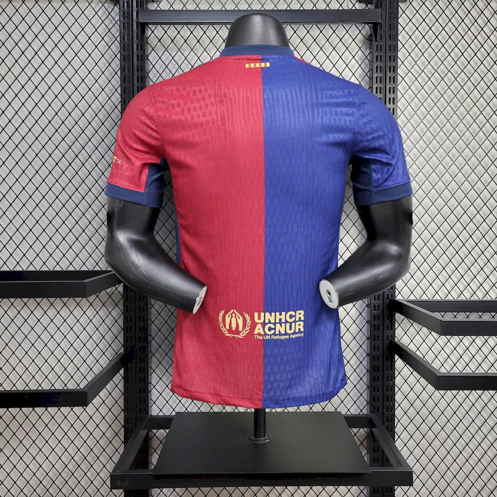 Barcelona home co-branded edition player 2425 Football team shirt (8).jpg