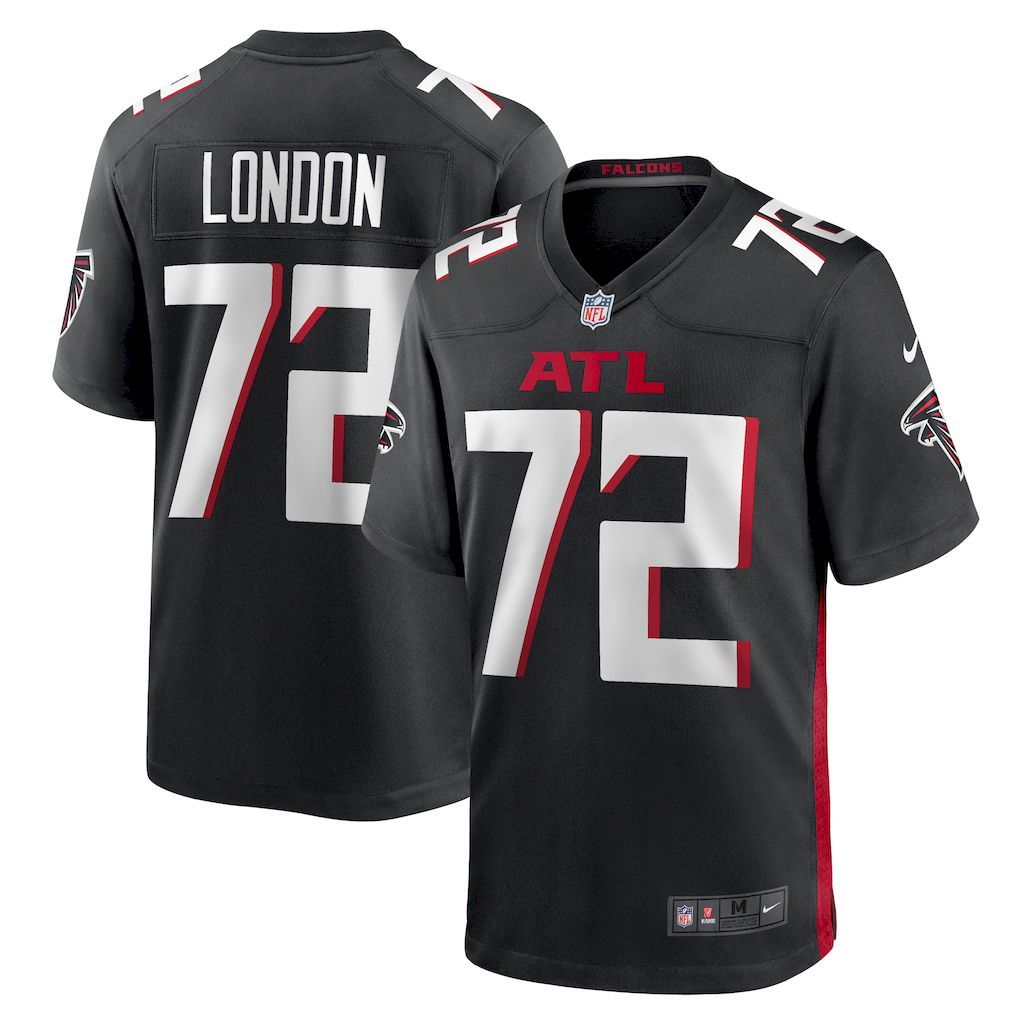 Mens Atlanta Falcons LaCale London Nike  Black  Game Jersey.jpg