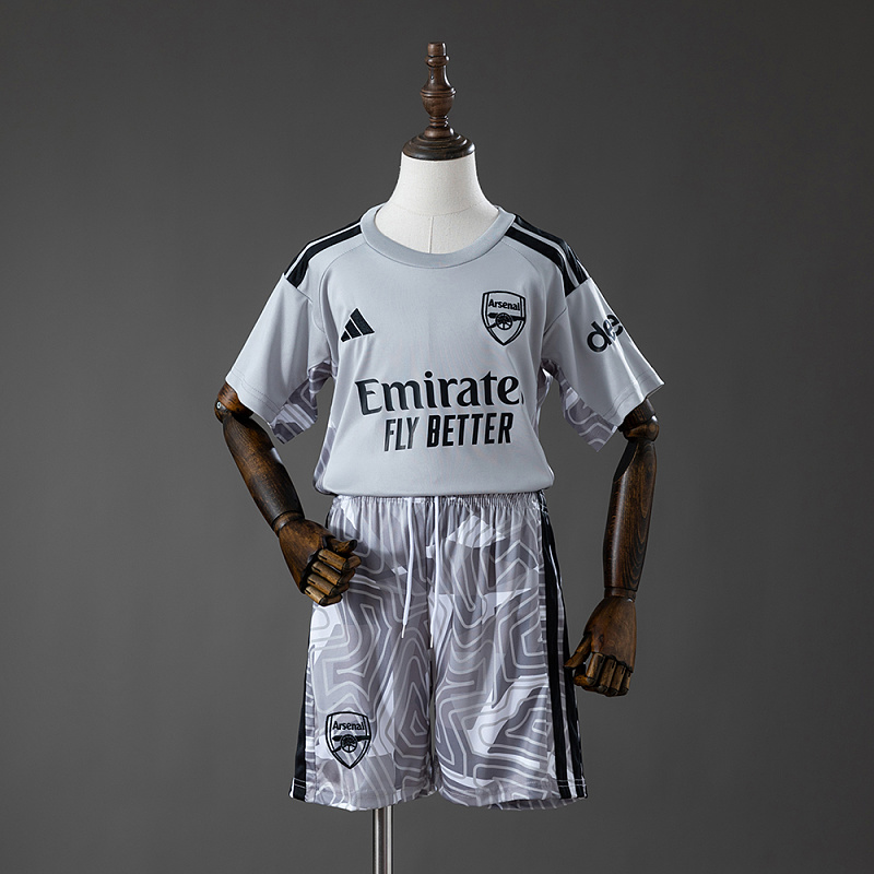 Arsenal 26/27 Goalkeeper Kids Kit Jersey Size：16-28
