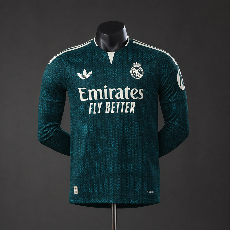 Real Madrid 26/27 Away Player Version Long Sleeved Jersey S-3XL