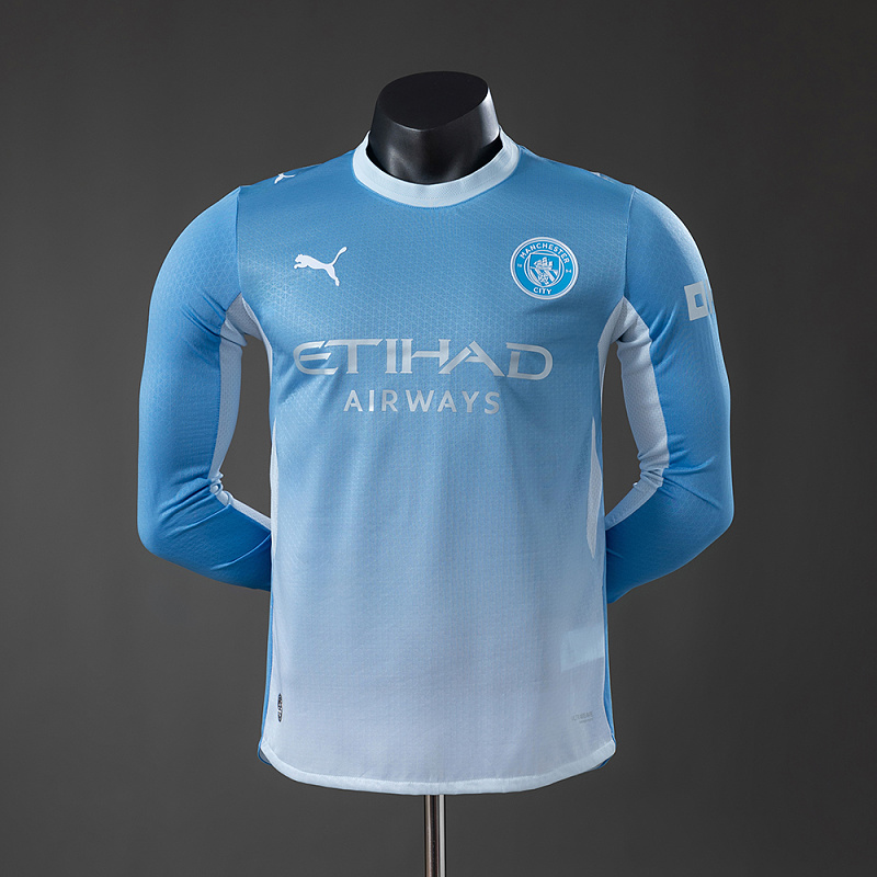 Manchester City 26/27 Home Player Version Long Sleeved Jersey S-3XL