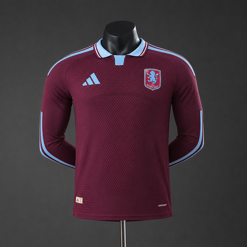 Aston Villa 26/27 Home Player Version Long Sleeve Jersey S-3XL