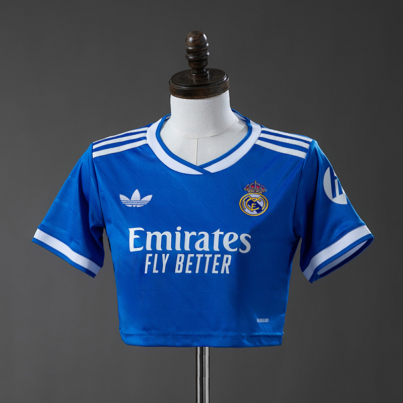 Real Madrid 25/26 Third Away Women's crop top style S-XXL