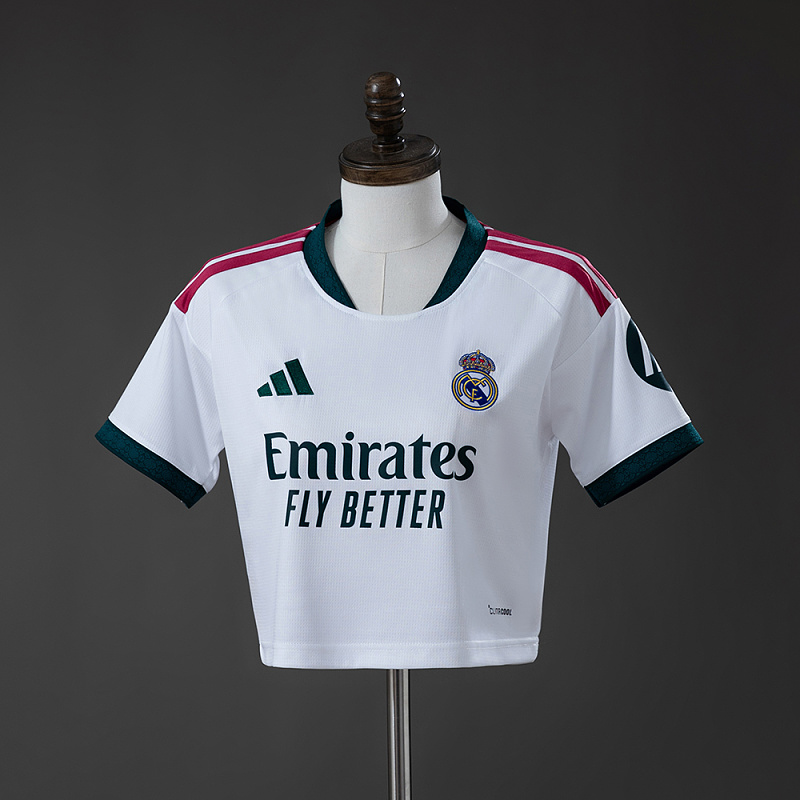 Real Madrid 26/27 Home Women's Crop Jersey S-XXL